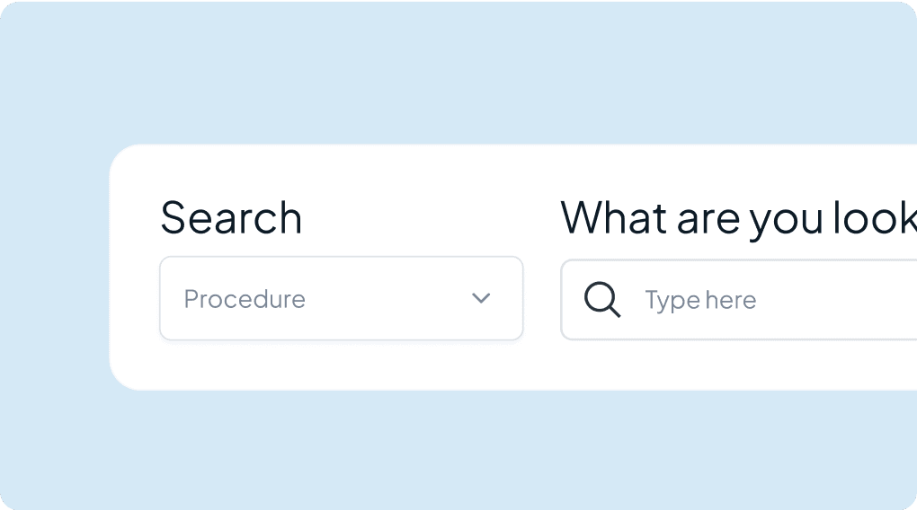 Searching for medical services online